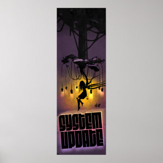 Affiche Cyberpunk Futuriste Sci Fi Imaginaire VR Artwork