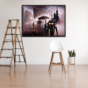 Affiche Cyberpunk Humanoïaque