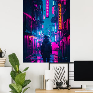 Affiche Cyberpunk Street