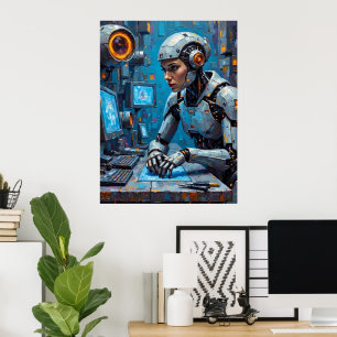 Affiche Cyborg au terminal