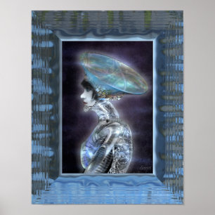 Affiche Cyborg Hathaway PRINT