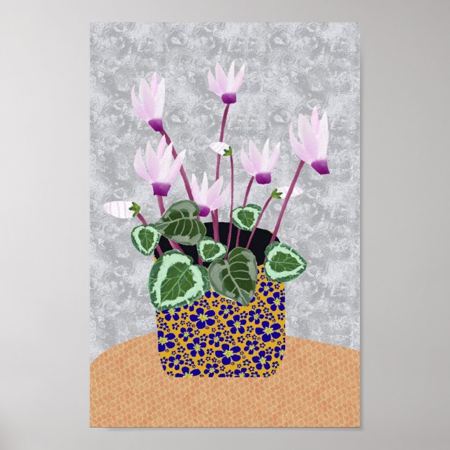 affiche cyclamen (Devant)