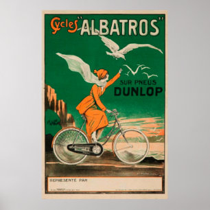 Affiche Cycles Albatros Vintage