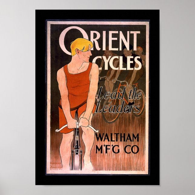 Affiche Cycles d'Orient 1890 (Devant)