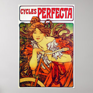 Affiche Cycles Perfecta, Mucha