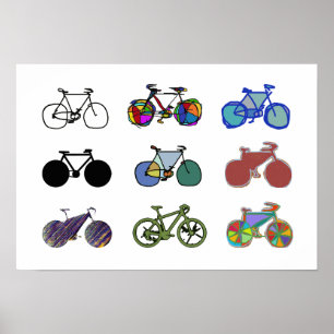 Affiche cycling :) graphic-bikes illustrations