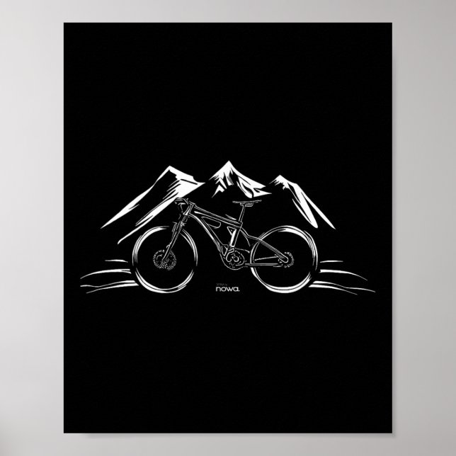 Affiche Cycling Racing Bicycle Motivation Mountain Bike Cl (Devant)