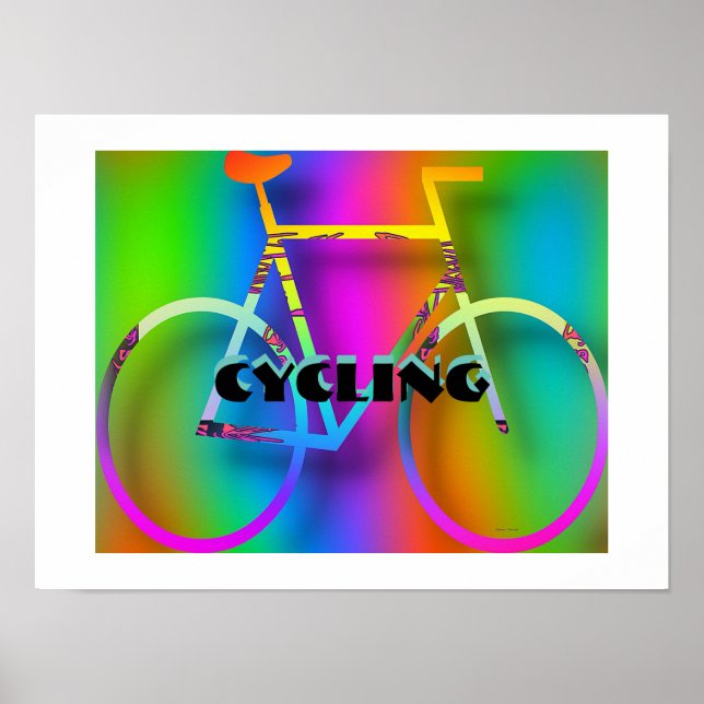Affiche Cyclisme (Devant)
