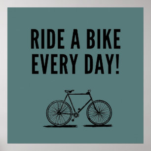 Affiche Cyclisme motivationnel