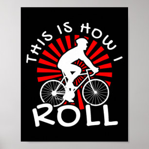 Affiche Cyclisme Vélo Bike Bmx Cycliste Cycle Bicyclette À