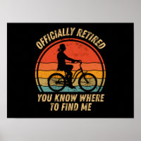 Cyclist retirement funny retired bicycle lovers