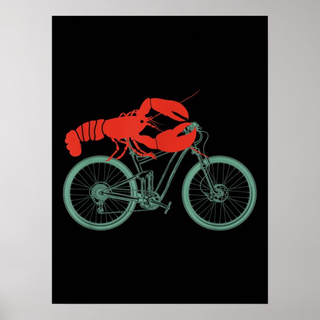 Affiche Cycliste Drôle Cycliste Drôle Cycliste (Devant)