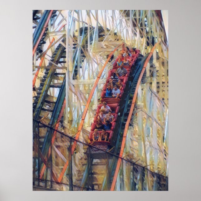 Affiche Cyclone de Coney Island (Devant)