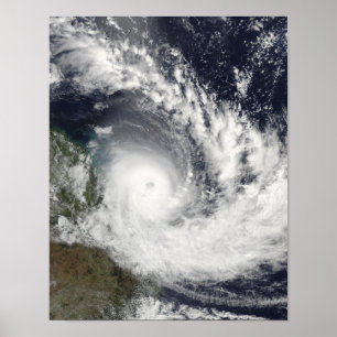 Affiche Cyclone tropical au-dessus de l'Australie