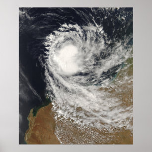Affiche Cyclone tropical Ophélie en Australie