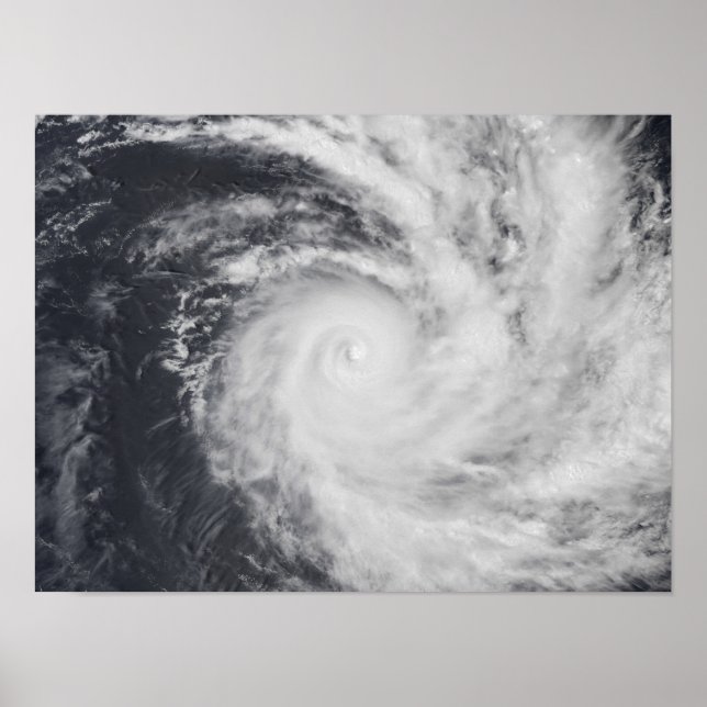 Affiche Cyclone Zoe dans l'océan Pacifique Sud (Devant)