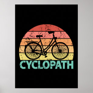 Affiche Cyclopath Bicyclette amusante