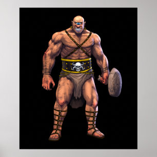Affiche Cyclope de mythologie grecque