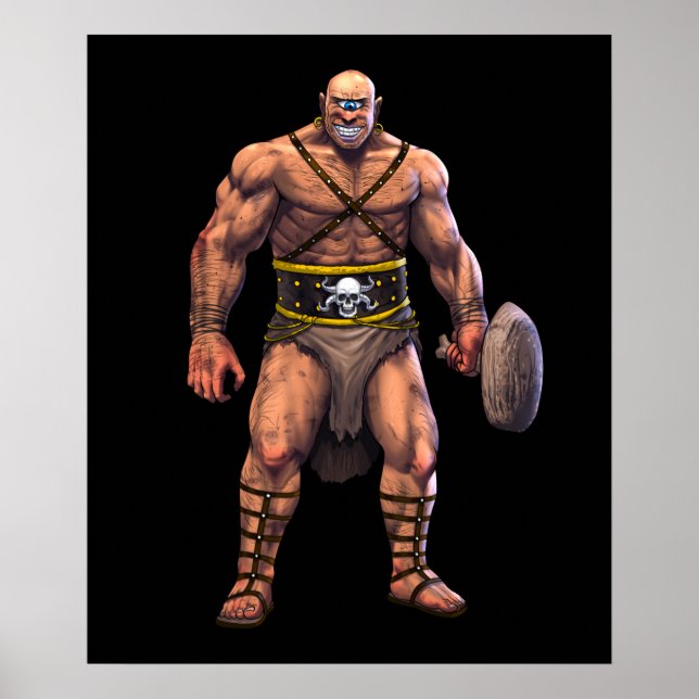 Affiche Cyclope de mythologie grecque (Devant)