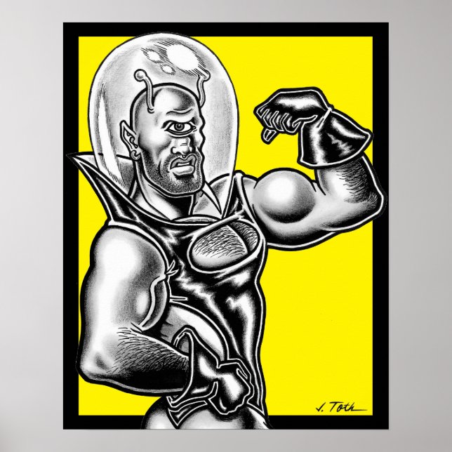 Affiche Cyclope/Gros plan (Devant)