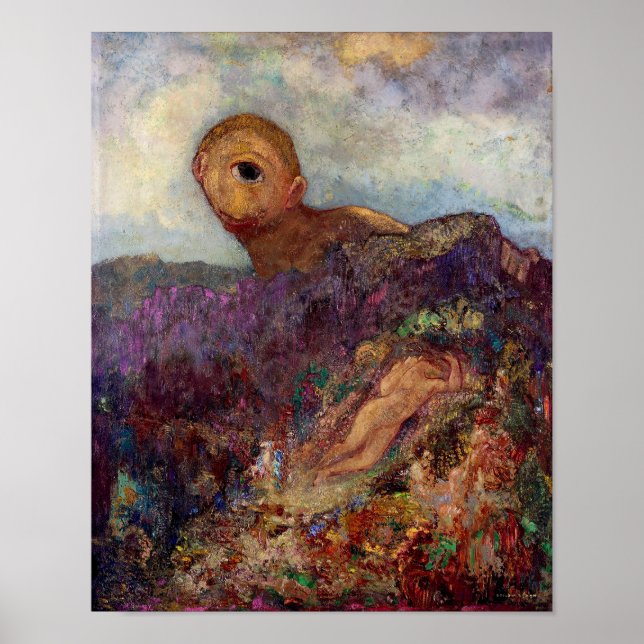 Affiche Cyclope | Odilon Redon | (Devant)