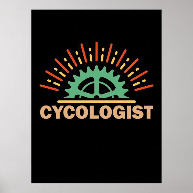 Affiche Cycologiste (Devant)