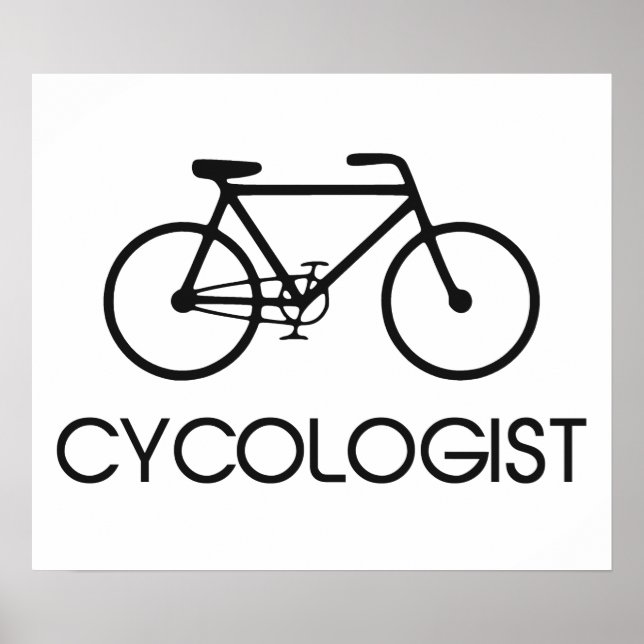 Affiche Cycologiste Cycle cycliste (Devant)