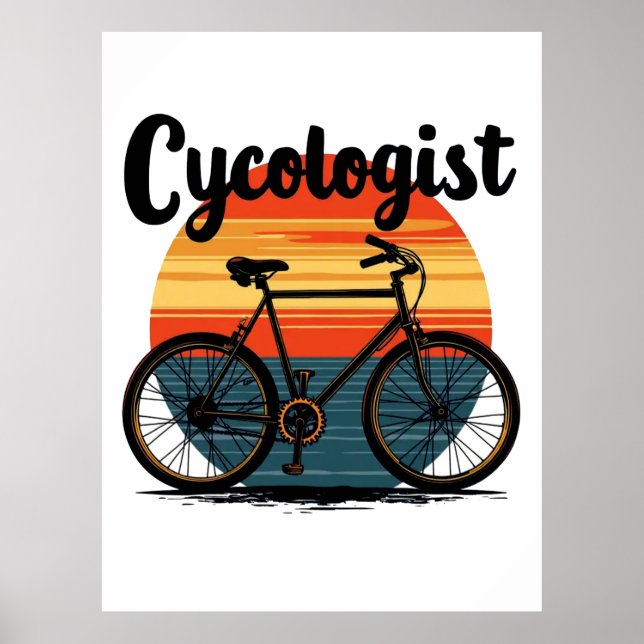 Affiche Cycologiste : Energetic Biker Tee - pour le cyclis (Devant)