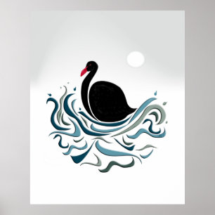 Affiche Cygne noir