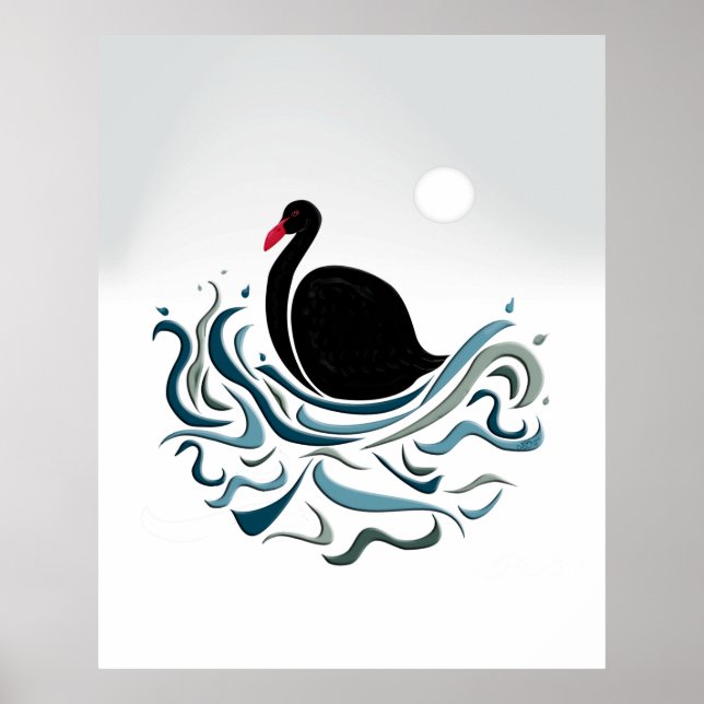Affiche Cygne noir (Devant)