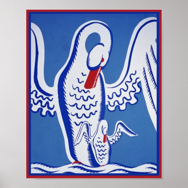 Affiche Cygnes (Devant)