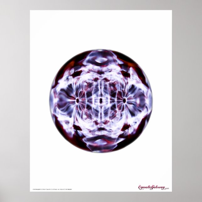 Affiche Cymatique : Son rendu visible (Devant)