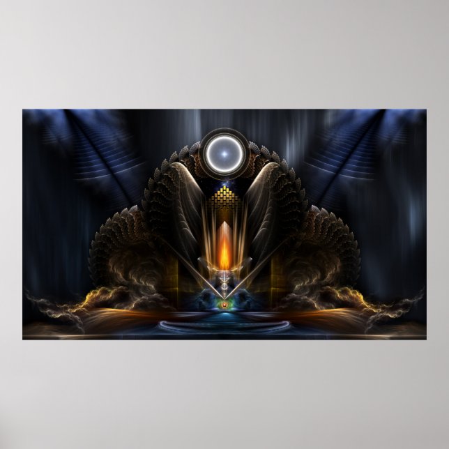 Affiche Cyriteux, Le Temple De L'Orbe De Karinos (Devant)