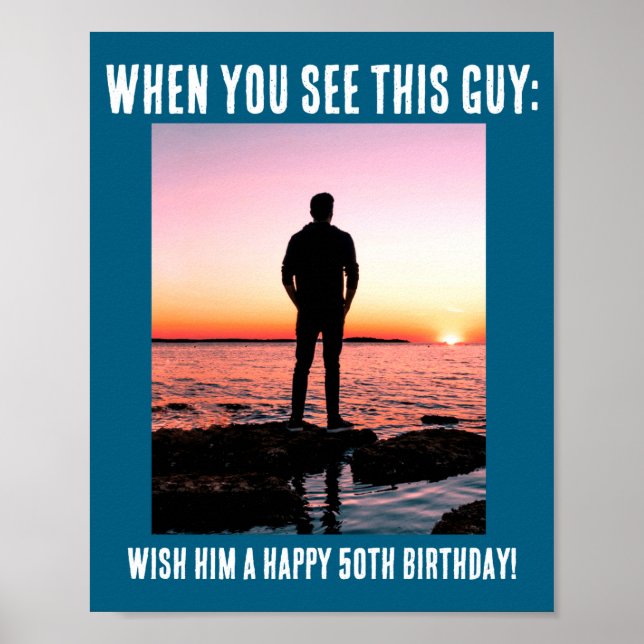 Affiche D Drôle Anniversaire 50e étape  (Devant)