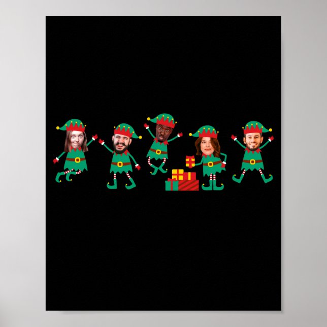 Affiche D Funny Face Photo Christmas Elf  (Devant)