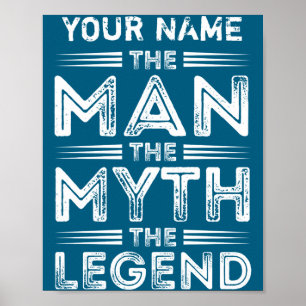 Affiche D L'Homme La Légende Le Mythe