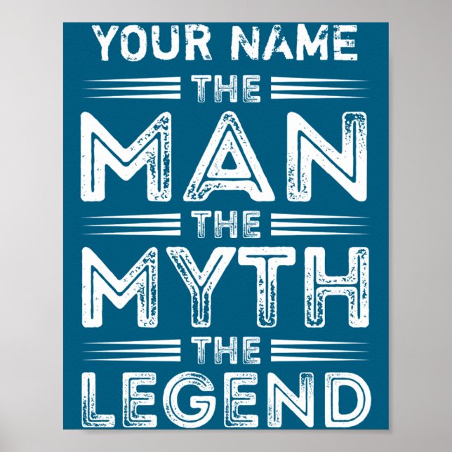 Affiche D L'Homme La Légende Le Mythe  (Devant)