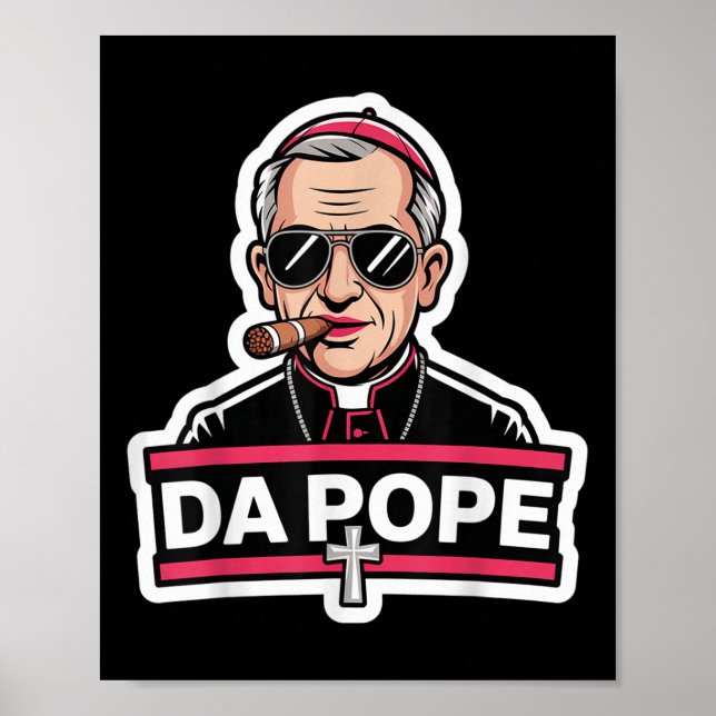 Affiche Da Pape Leo Xiv Pape chrétien Robert Prevost Funn (Devant)