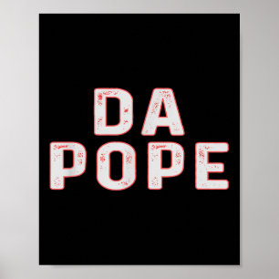 Affiche Da Pope Vintage Funny Chicago Pride Pape Américain