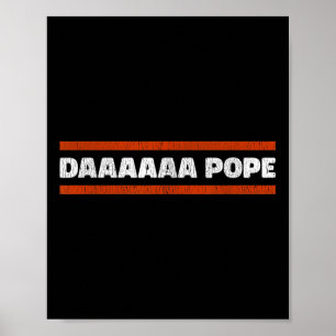 Affiche Daaaaaa Pope - Drôle Habemus Papam Leo Xiv Chicago