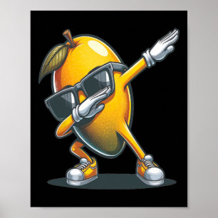 Affiche Dab Mango Danser Dabbing Mango Fruit Avec Sungels