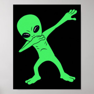 Affiche Dabbing Alien Halloween Fun Dab Boys Enfants