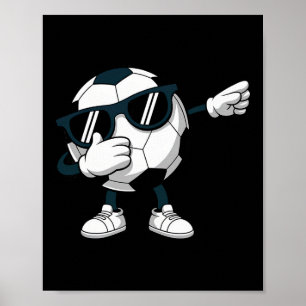 Affiche Dabbing Football Ll Équipe De Football Joueurs De