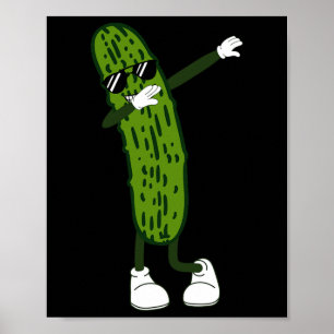 Affiche Dabbing Picker Danser Salades De Concombre Et Reli