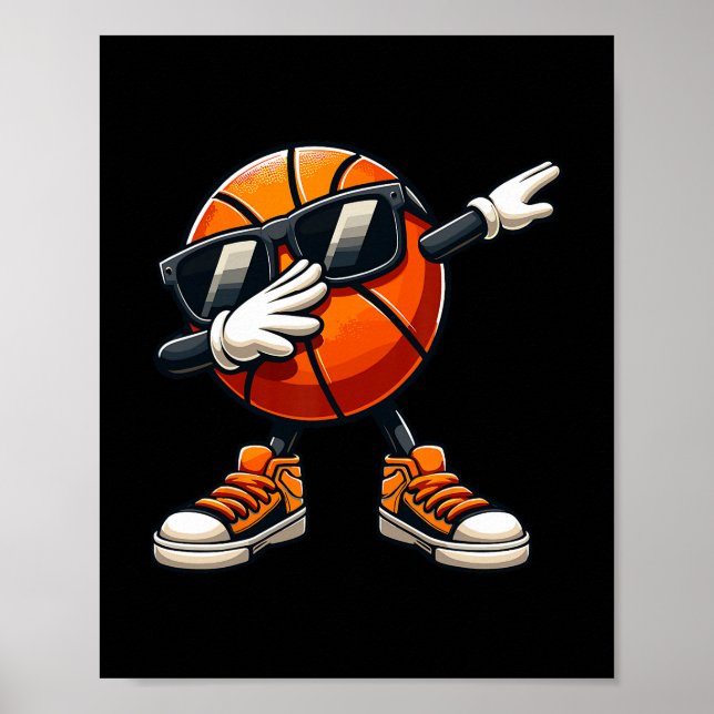 Affiche Dabbing Sketll Ll Sungles Drôle Sketll  (Devant)