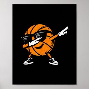 Affiche Dabbing Sketll Ll Sungles Joueur de Sport Danse Da