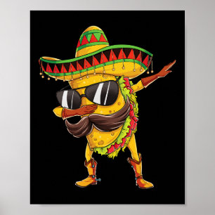 Affiche Dabbing Taco T Shirt Cinco De Mayo Enfants garçons