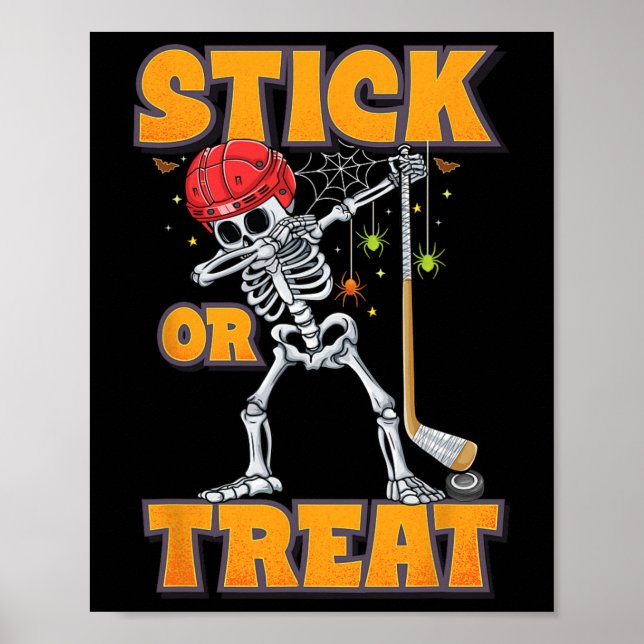 Affiche Dabeton Joueur de hockey sur glace Halloween Costu (Devant)