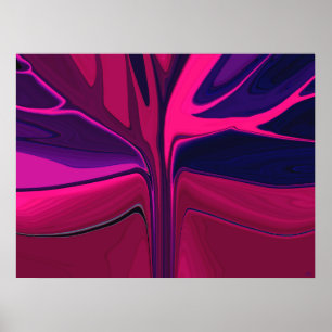 Affiche d'abrégé sur jardin de coucher du soleil