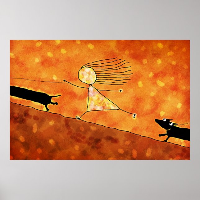 Affiche Dachshund (Devant)